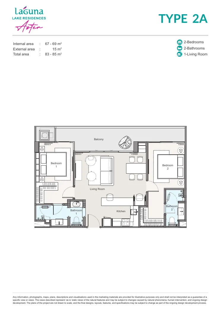 Laguna Lake Residences Aster plan