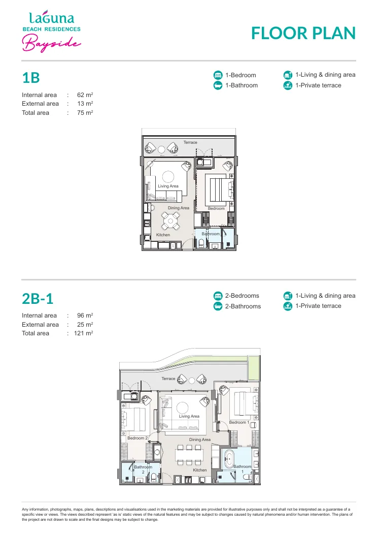Laguna Beach Residences Bayside plan