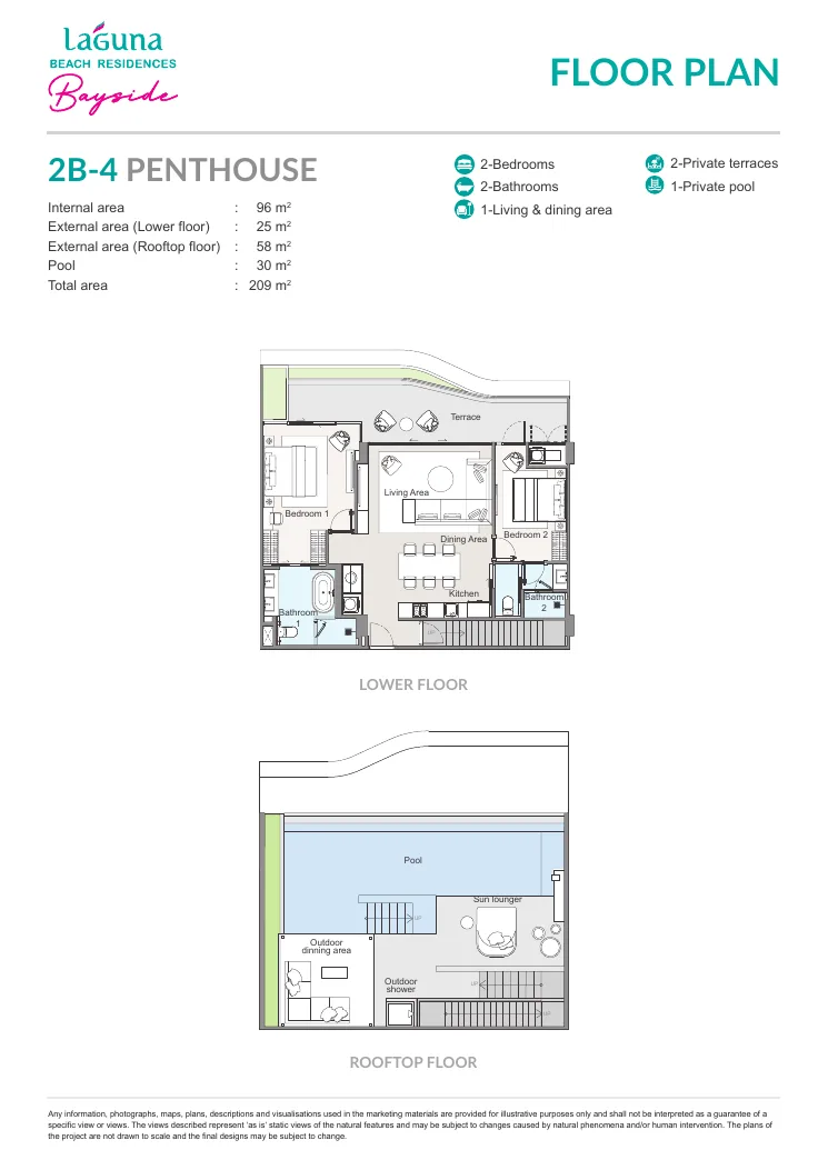 Laguna Beach Residences Bayside plan