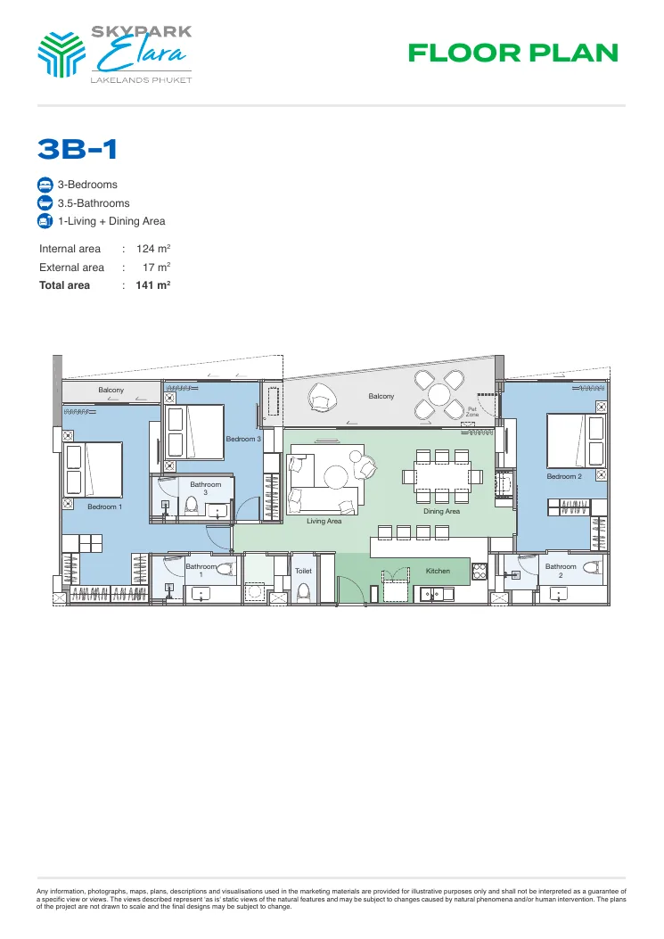 Skypark Elara Lakelands plan