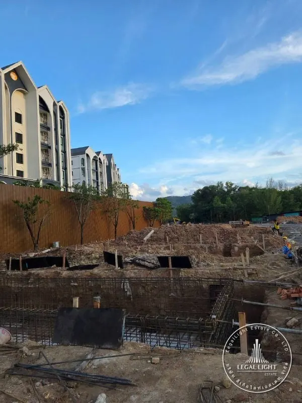 The Title Villa Estella Nai Yang construction
