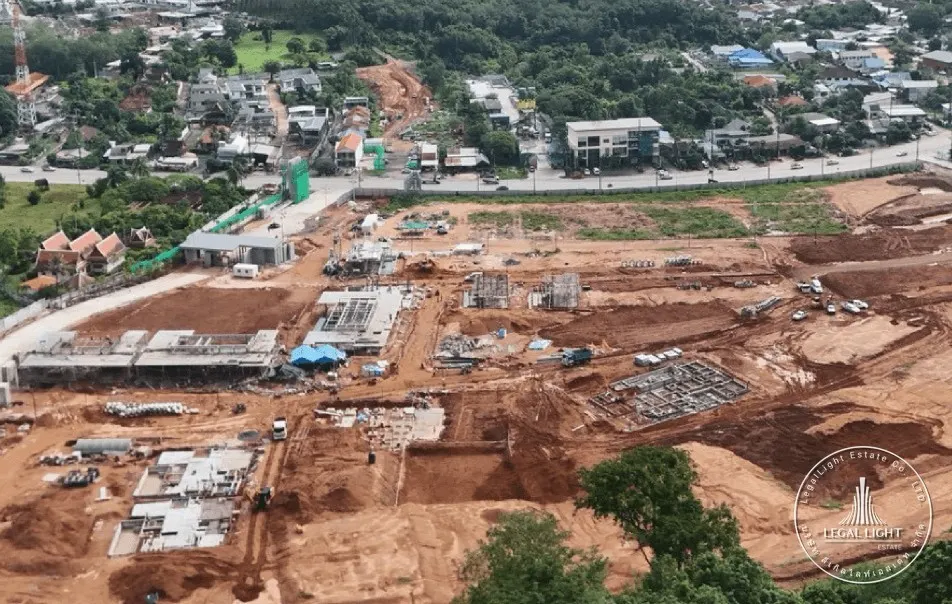 The Title Villa Kirara Bang Tao construction
