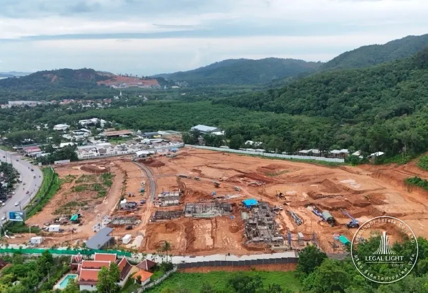 The Title Villa Kirara Bang Tao construction