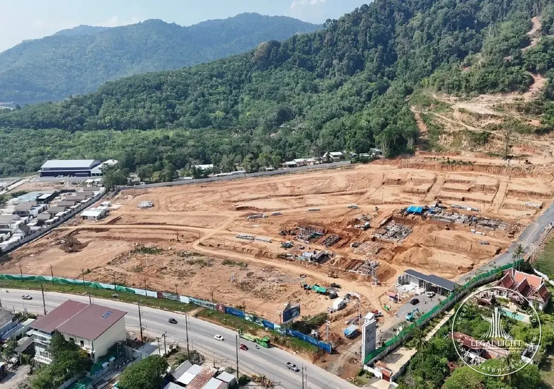 The Title Villa Kirara Bang Tao construction