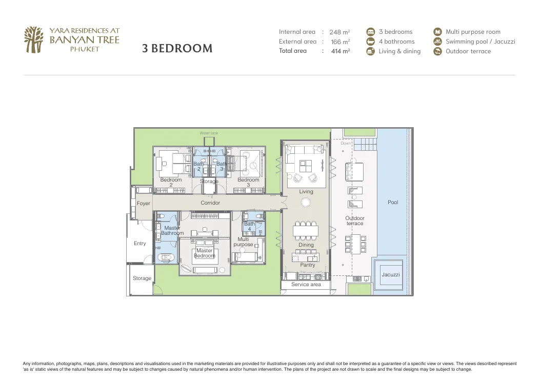 Yara Residences at Banyan Tree Phuket plan